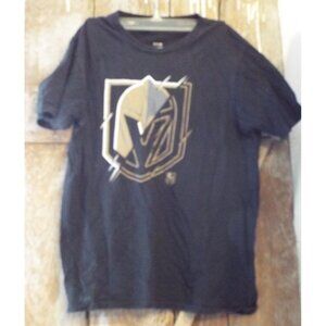 Golden Knight T-Shirt - Size Small - Helmet in Gold - on Black Shirt - Pre-Owned